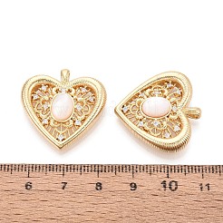 Natural White Shell Pendants&nbsp;KK-N287-13G