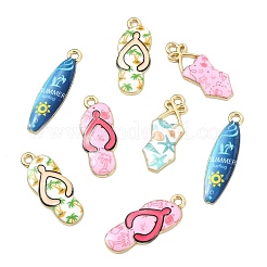 30Pcs 5 Styles Zinc Alloy Enamel Pendants&nbsp;FIND-CJ0005-33