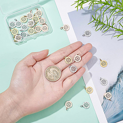 30Pcs 3 Colors 304 Stainless Steel Pendants&nbsp;STAS-BC0002-87