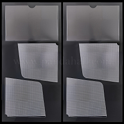 PVC Travel Notebook Storage Bag with 3 Pocket Stickers&nbsp;AJEW-CP0011-51