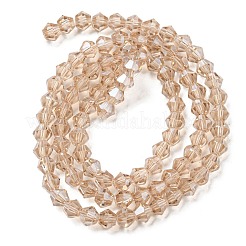 Transparent Electroplate Glass Beads Strands&nbsp;LS-GLAA-F029-2mm-C12
