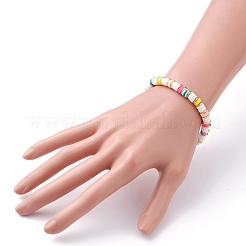 Heishi Surfer Bracelet&nbsp;BJEW-JB07119-03