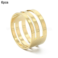 6Pcs Brass Rings&nbsp;TOOL-YW0001-77