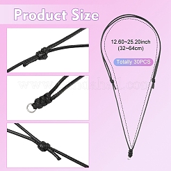 30Pcs Adjustable Waxed Polyester Cord Necklace Making&nbsp;NJEW-YW00005
