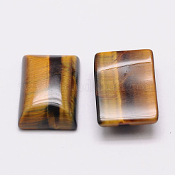 Rectangle Natural Tiger Eye Cabochons&nbsp;G-K032-04