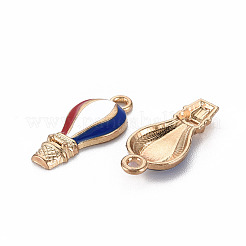 12Pcs 2 Colors Alloy Enamel Pendants&nbsp;ENAM-FP0001-90