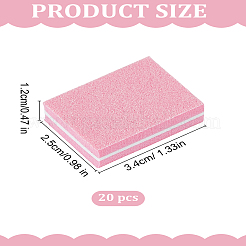 20Pcs Mini Sponge Buffing Block for Nails&nbsp;AJEW-LP0007-72A