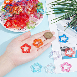 120Pcs Transparent Acrylic Beads&nbsp;MACR-UN0001-11