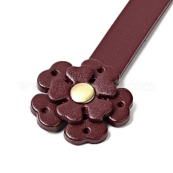 Sakura Flower End Cowhide Leather Sew On Bag Handles&nbsp;FIND-D027-18A