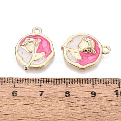 Alloy Enamel Pendants&nbsp;ENAM-SZC0004-02KCG-01