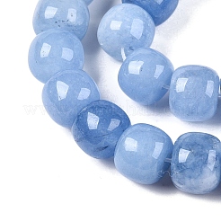 Dyed Natural White Jade Beads Strands&nbsp;X-G-T138-S12