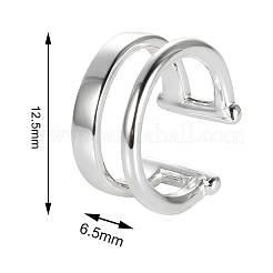 925 Sterling Silver Cuff Earrings&nbsp;JE1063B