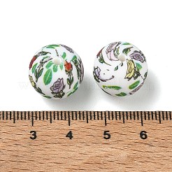 Floral Silicon Beads&nbsp;SL-CBAC986-03B