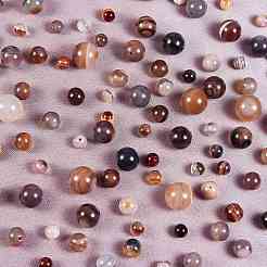 Dyed & Heated Natural Agate Imitation Botswana Agate Round Beads for DIY Bracelet Making Kit&nbsp;DIY-SZ0006-94B