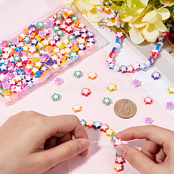 240Pcs 8 Colors Handmade Polymer Clay Beads&nbsp;CLAY-SC0002-29