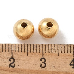 Brass Beads&nbsp;KK-H503-22G-04