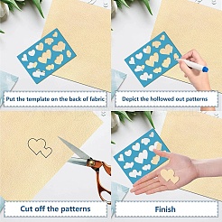 Acrylic Earring Handwork Template&nbsp;DIY-WH0359-086