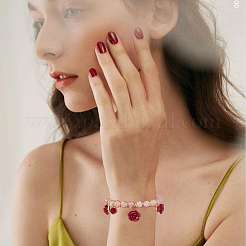 30Pcs Opaque Resin Rose Pendants&nbsp;FIND-DC0007-84