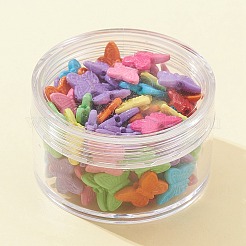 100Pcs Opaque Acrylic Beads&nbsp;MACR-FS0001-57
