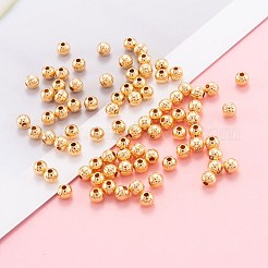 Brass Corrugated Beads&nbsp;KK-F824-027G