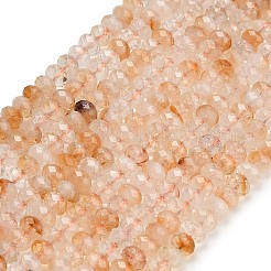 Heated Natural Citrine Beads Strands&nbsp;GG-CBA41EF-B01-6x4mm