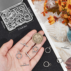 25Pcs 304 Stainless Steel Toggle Clasps&nbsp;STAS-BBC0008-97