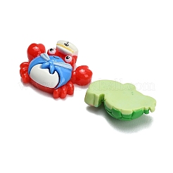 Sea Animals Opaque Resin Cabochons&nbsp;RESI-C074-03
