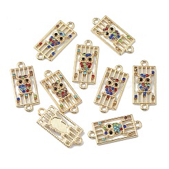 Alloy Rhinestone Connector Charms&nbsp;FIND-TAC0014-52A