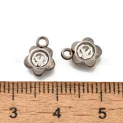201 Stainless Steel Charms&nbsp;STAS-F311-06P-01