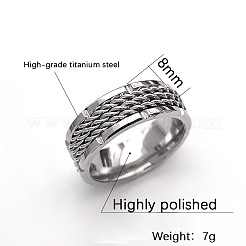 304 Stainless Steel Finger Rings for Men&nbsp;WGF2804-01