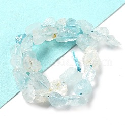 Raw Rough Natural Aquamarine Beads Strands&nbsp;G-P528-B10-01