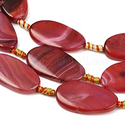 Natural Banded Agate Beads Strands&nbsp;G-F825-H01-01