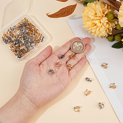 80Pcs 2 Colors 304 Stainless Steel Clip-on Earring Findings&nbsp;STAS-SP0001-24