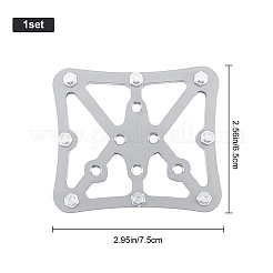 Bicycle Aluminum Alloy Flat Self Locking Pedal&nbsp;TOOL-WH0132-12C
