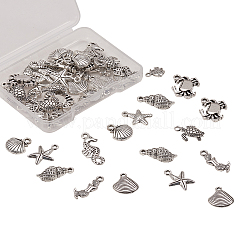 Tibetan Style Alloy Pendants&nbsp;TIBEP-CJ0001-10