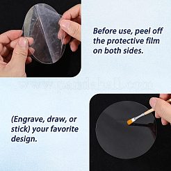 50Pcs Acrylic Sheets&nbsp;AJEW-GL0003-42
