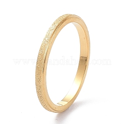 2mm Matte Plain Dome Finger Ring for Girl Women&nbsp;RJEW-C012-01E-G