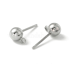 Brass Ball Post Ear Studs&nbsp;X-EC254