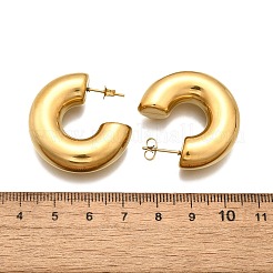 Ion Plating(IP) 316 Surgical Stainless Steel Stud Earrings for Women&nbsp;EJEW-C053-02G