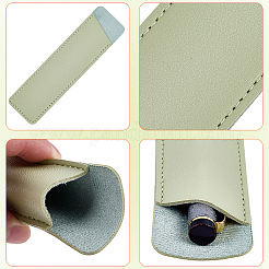 5Pcs 5 Colors PU Leather Pen Holder Case&nbsp;OFST-CL0001-04