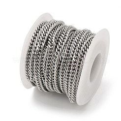 316 Surgical Stainless Steel Cuban Link Chains&nbsp;CHS-B010-01C-P