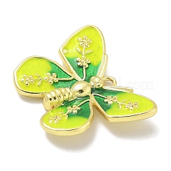 Rack Plating Brass Enamel Pendants&nbsp;KK-L224-041G