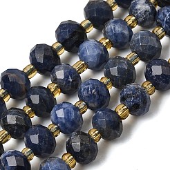 Natural Sodalite Beads Strands&nbsp;G-D105-B09-01