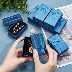 20Pcs Rectangle Paper Storage Gift Boxes with Bowknot&nbsp;CON-SC0001-17A