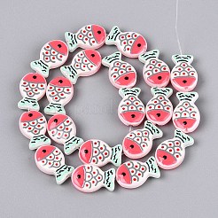 Dyed & Heated Glass Enamel Beads&nbsp;GLAA-T023-45E