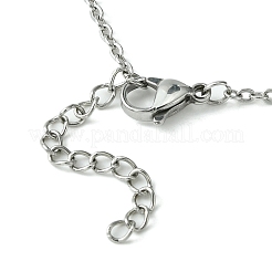Tarnish Resistant 304 Stainless Steel Macrame Pouch Braided Gemstone Holder&nbsp;NJEW-JN04468-07