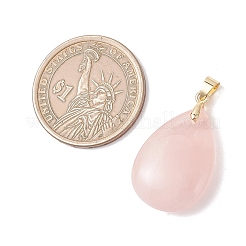 Natural Rose Quartz Pendants&nbsp;PALLOY-JF04954