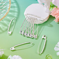 Iron Rhinestone Safety Pins for Clothes&nbsp;JEWB-TAC0010-42S