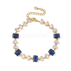 Brass Link Chain Bracelets&nbsp;BJEW-D378-04G