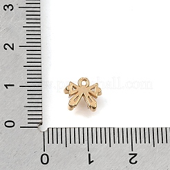 Brass Micro Pave Clear Cubic Zirconia Pendants&nbsp;CU-K001-15G